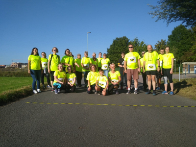Kein Firmenlauf in Nidda, kein Problem: Team der Johann-Peter-Schäfer-Schule läuft trotzdem !
