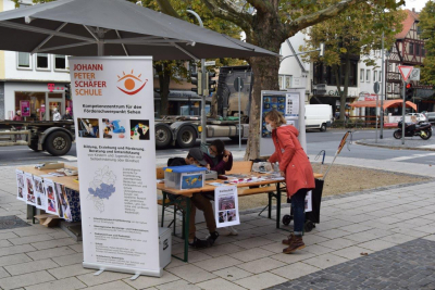 JPSS mit Informationsstand zur &quot;Internationalen Woche des Sehens&quot;